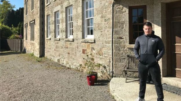 Mr Adlard Rogers plans to set up a charity to help people in nearby Porthleven and Helston