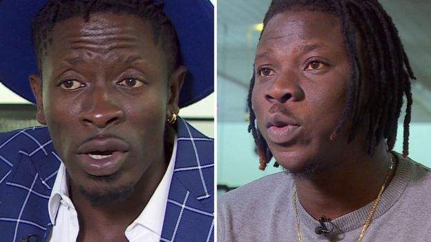 Shatta Wale (L) and Stonebwoy (R) both have huge followings