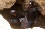 Nugget Mine rescue operation ends Some of the illegal miners search for their colleagues who are believed to be trapped underground after a shaft collapse at Nugget Mine in Matobo