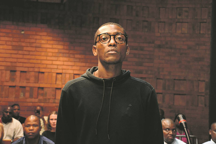 Vusi “Khekhe” Mathibela in court (Picture by Photo by Morapedi Mashashe via Daily Sun)