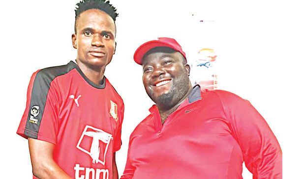 Ntopwa FC are owned by colourful businessman Isaac Jomo Osman (right)