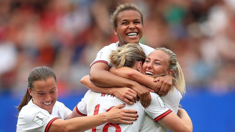 England progressed to the quarter-finals of the Women's World Cup with a 3-0 victory over an enraged Cameroon side who protested after two VAR decisions went against them.