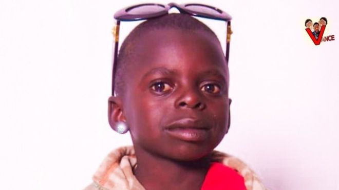 Six-year-old Darcy Irakoze perfomed with the top comedians in Burundi