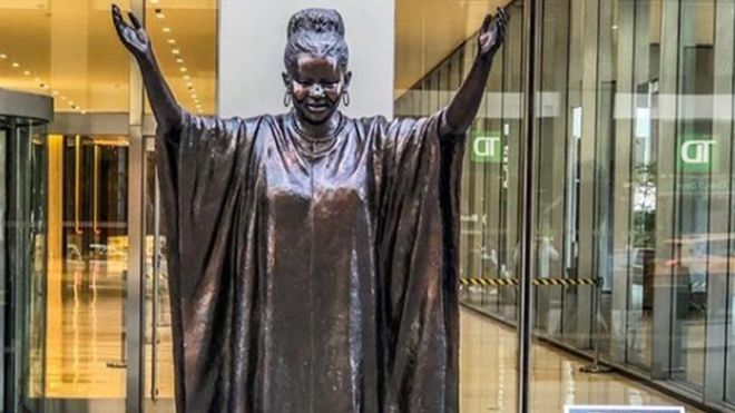 Zimbabwean Tererai Trent 'humbled' by New York statue