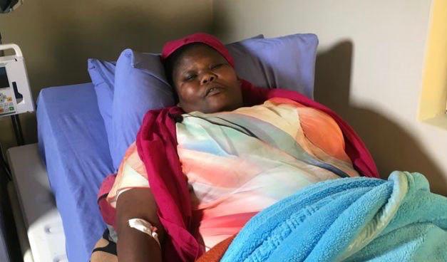 Comedian Samantha “Gonyeti” Kureya speaking from hospital after her abduction and torture