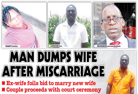 Man dumps wife after miscarriage