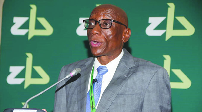 ZB Financial Holdings group chief executive officer Mr Ronald Mutandagayi
