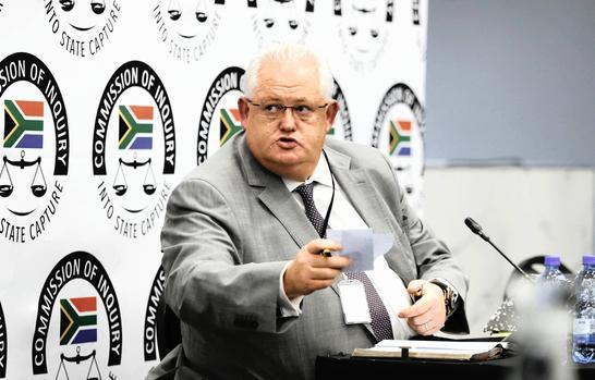 Former Bosasa COO Angelo Agrizzi on the stand at the state capture inquiry in Parktown Johannesburg. Picture: Simphiwe Mbokazi/African News Agency (ANA)