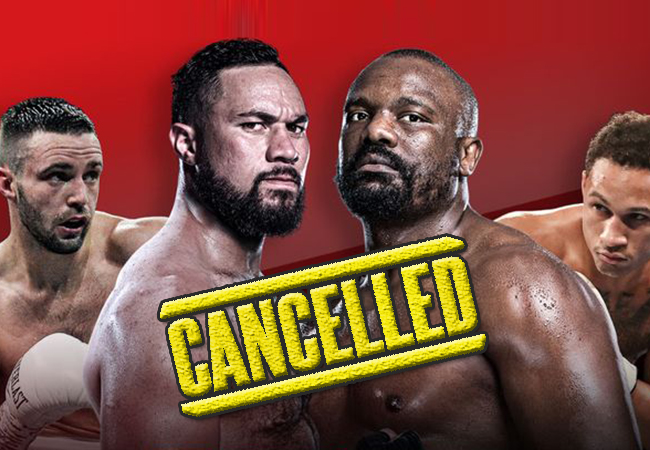 Former world heavyweight boxing champion Joseph Parker has been ruled out of his fight with Zimbabwe-born Dereck Chisora because of illness