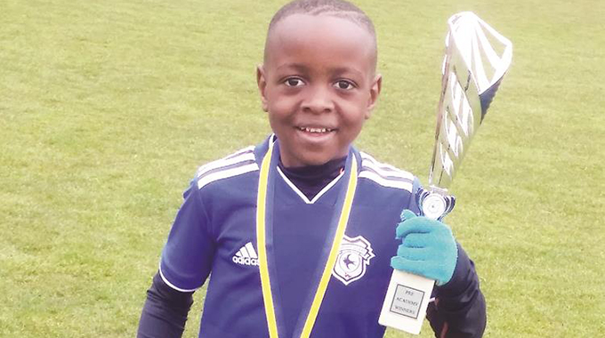 YOUNG AND TALENTED…Nine-year-old Munyaradzi Msipa has been snatched up by Swansea City