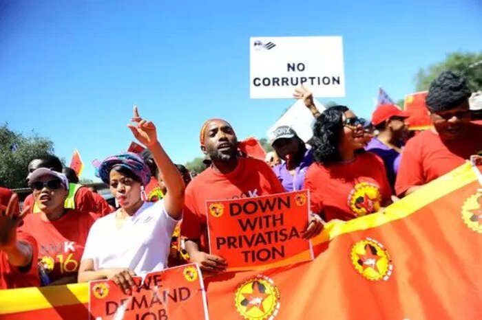 Numsa's spokeperson told journalists the union was now consulting with its members at other organisations in the industry on a secondary strike. (Picture: Nokuthula Mbatha/African News Agency(ANA)