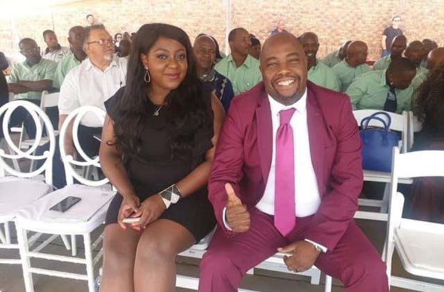 Tshwane mayor Stevens Mokgalapa with MMC for roads and transport Sheila Senkubuge. Picture: Twitter.