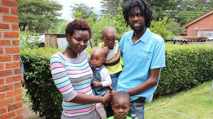 Selmor and Tendai with their children