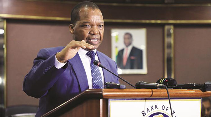 Reserve Bank of Zimbabwe Governor Dr John Mangudya