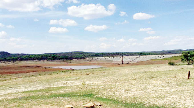 Umzingwane Dam which has been decommissioned by the Bulawayo City Council
