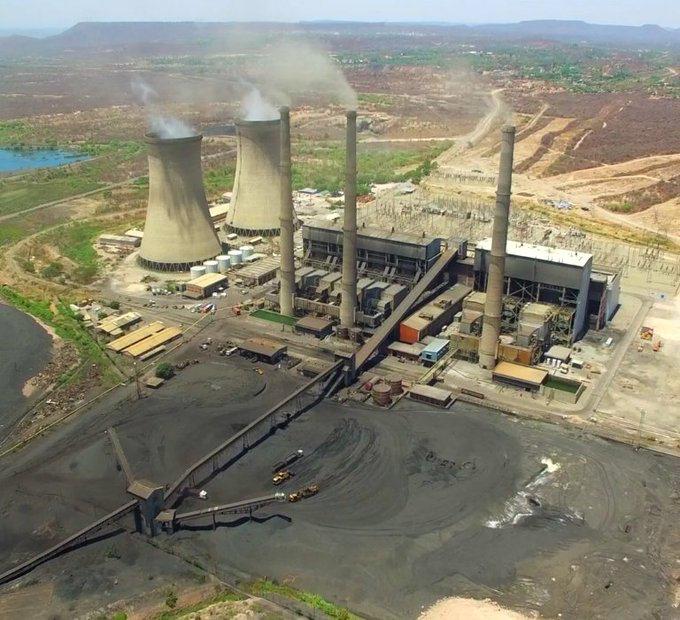 Flood hit ... The Hwange Thermal Power Station stopped power generation on Saturday after flooding