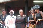 ‘Tuku sister demands unity’ Bybit (in church uniform) with Tuku's daughters . . . From left: Sybil, Samantha, Selomer and Sandra