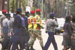 Zim Brigadier General accused of stealing 30 tonnes of army beef Zimbabwe Republic Police and members of the Zimbabwe National Army patrol in the Central Business District during a joint operation in Harare in November 2017. — Picture by Justin Mutenda
