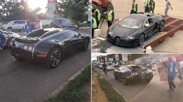 Bugatti Veyron seized in Zambia after causing a stir on social media