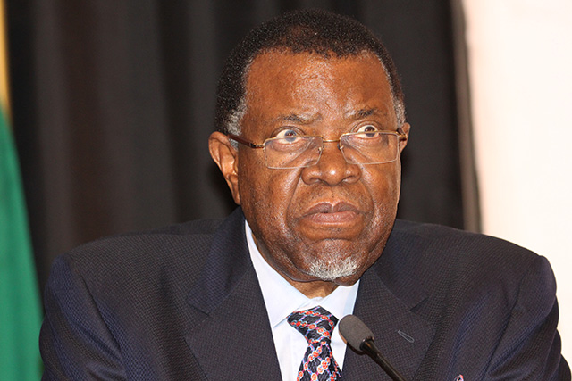 Hage Gottfried Geingob is the third and the current President of Namibia, in office since 21 March 2015