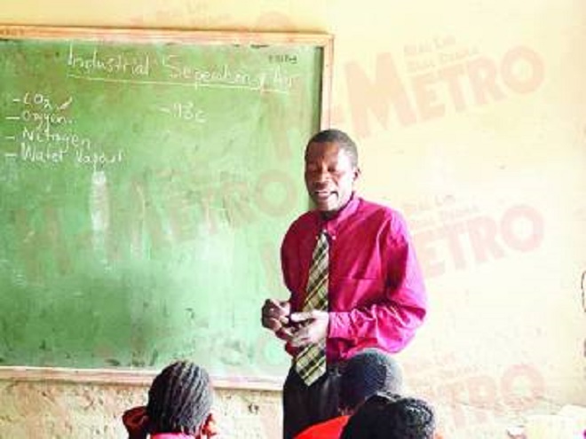 Jonathan Chatikobo in class