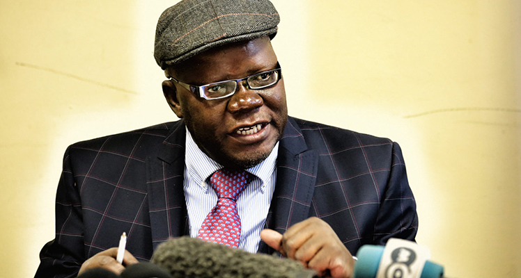 Former Zimbabwe Finance Minister Tendai Biti who is also a senior official in the opposition Citizens Coalition for Change (CCC)