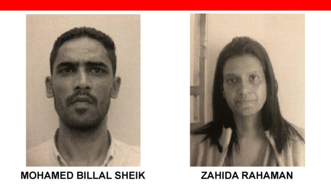Have you seen them? A warrant of arrest has been issued for Mohamed Billal Sheik,37 and Zahida Rahaman,42, who broke into a business premises in the Durban North and stole jewellery worth more than R5 million. Picture: SAPS