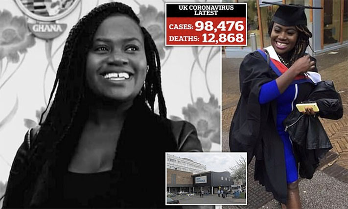 Mary Agyeiwaa Agyapong, who worked at Luton and Dunstable University Hospital for five years