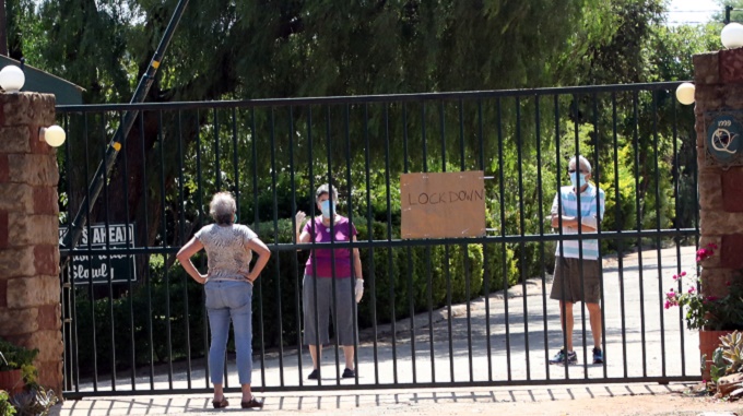 Qalisa residents have been placed under lockdown after the death of fellow resident Ian Hyslop who died from coronavirus