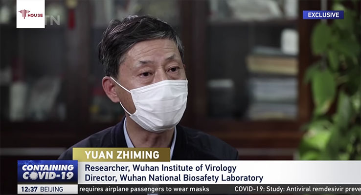 Yuan Zhiming, the head of the Institute of Virology in the Chinese city of Wuhan