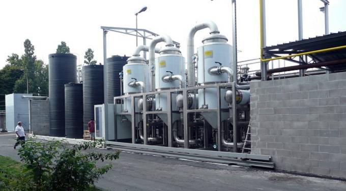 Picture of a Biological Oxidation plant