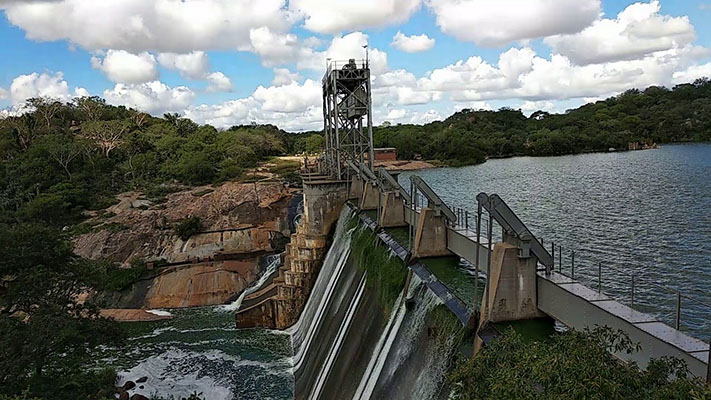Khami Dam in Bulawayo, Zimbabwe