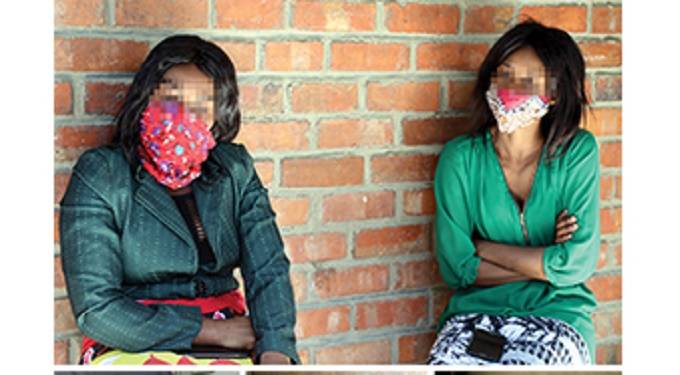 The two women who were allegedly beaten by police