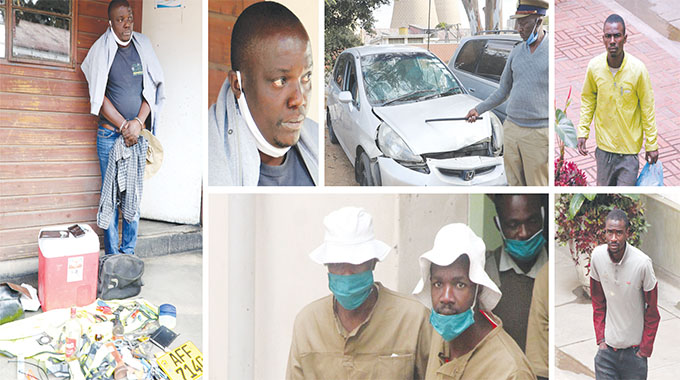 Suspects linked to robbery and theft from cars syndicate in Bulawayo appeared in court