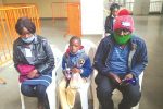 Tears as Dynamos remember fallen fans GONE BUT NOT FORGOTTEN . . . Antonneta (left), who lost both her siblings Spencer Gwasira and Galileo Muchemwa in the road accident involving Dynamos fans on their way to a league match in Gweru in 2016, sits with her husband Collen and one of Spencer’s orphans during yesterday’s presentation of the food hampers at the National Sports Stadium.