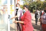 State attempts to force trial of MDC trio MDC-Alliance members (from left) Joana Mamombe, Cecilia Chimbiri and Netsai Marova at Harare Magistrates’ Court recently. — Picture: Justin Mutenda