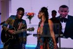 Mbeu fires backing vocalist Mbeu and Feli Nandi on stage