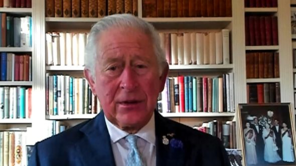 Prince Charles spoke ahead of the online service to mark National Police Memorial Day