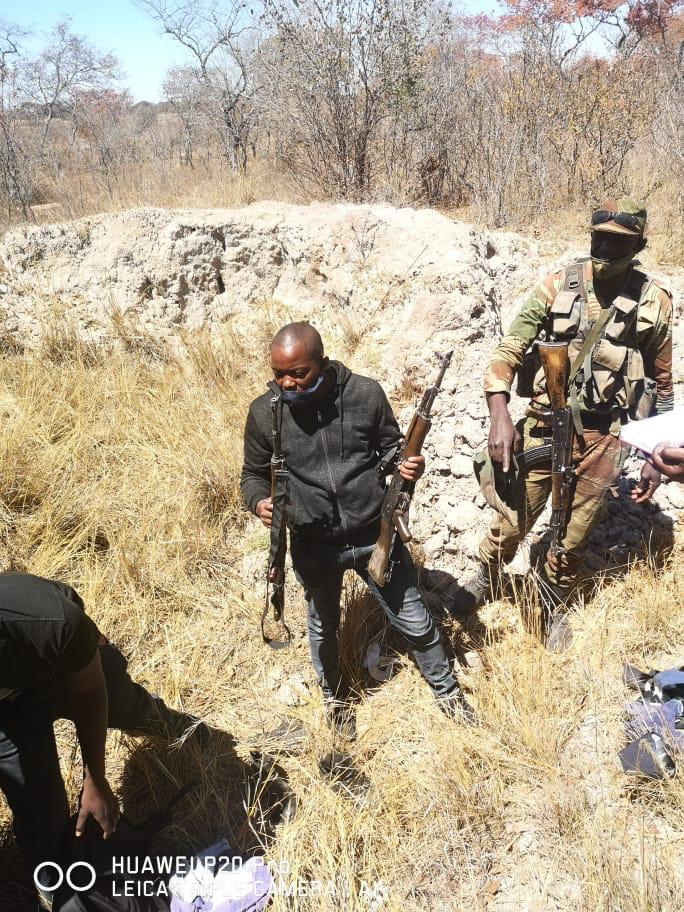 Pictures have since emerged on social media showing two bodies of the unidentified assailants gunned down by the military.