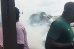 Nigerian police fire tear gas at #EndSars protests against brutality Protesters ran away from the tear gas