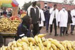 Mupedzanhamo to remain closed A vendor sells bananas as the provincial development coordinator and City of Harare delegation conduct a tour of Mupedzanhamo market yesterday. — Picture: Innocent Makawa