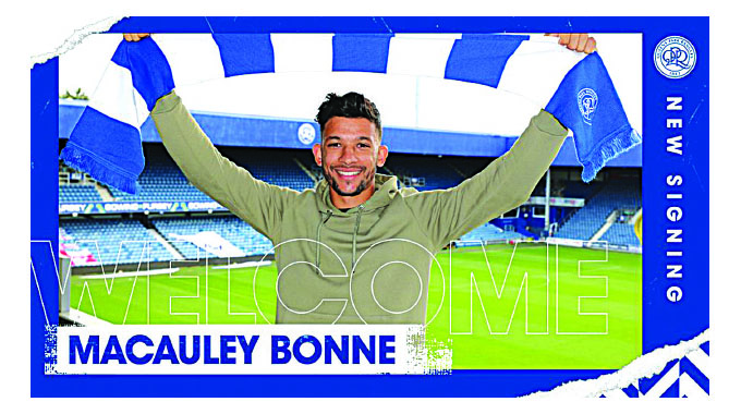 GOING PLACES . . . Zimbabwe international forward, Macauley Bonne, has been unveiled as the new signing at English Championship side, Queens Park Rangers