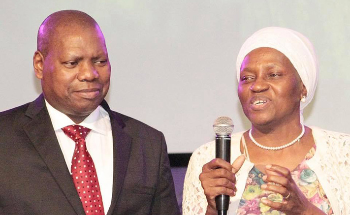The South African Minister of Health, Dr Zweli Mkhize and his wife, Dr May Mkhize