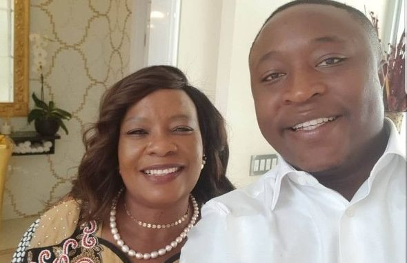 President Emmerson Mnangagwa’s wife Auxilia and son Collins