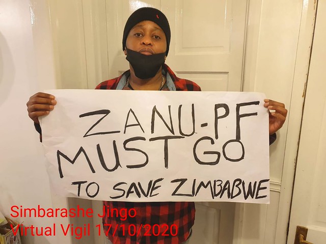 Zimbabwe Vigil activist