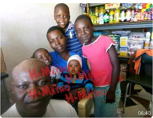 This is the Brande family in happier times