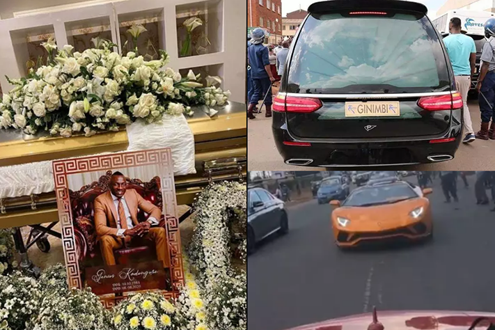 SUV courtesy vehicles, an array of top-of-the range cars, a police escort and a hearse whose estimated cost is US$500,000 rolled through the Harare-Domboshava road in a heroic send-off for the late flashy businessman Genius “Ginimbi” Kadungure who died on Sunday in a fatal car crash.