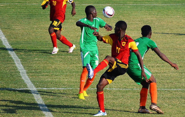 File picture of 2016 AUSC Zone 5 Games Under-20 men’s final between hosts Angola and Zimbabwe at the Coqueiros Stadium in Luanda (Picture via COSAFA.com)