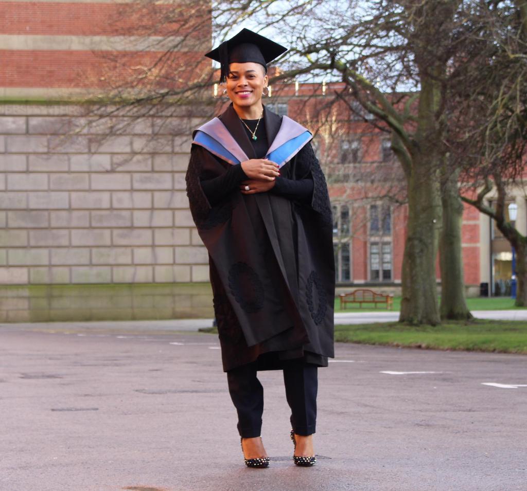 Prophetess Beverly Angel graduated with a Master of Science in Organisational and Business Psychology (MSc) from the University of Liverpool