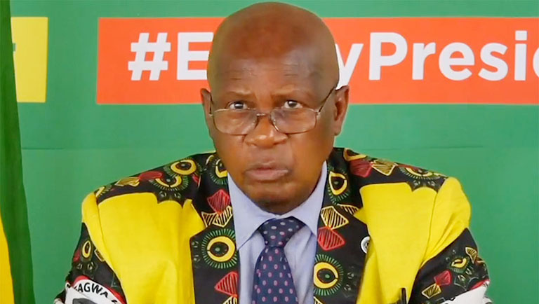 Zanu-PF Treasurer General who also doubles as Acting Secretary for Legal Affairs, Patrick Chinamasa